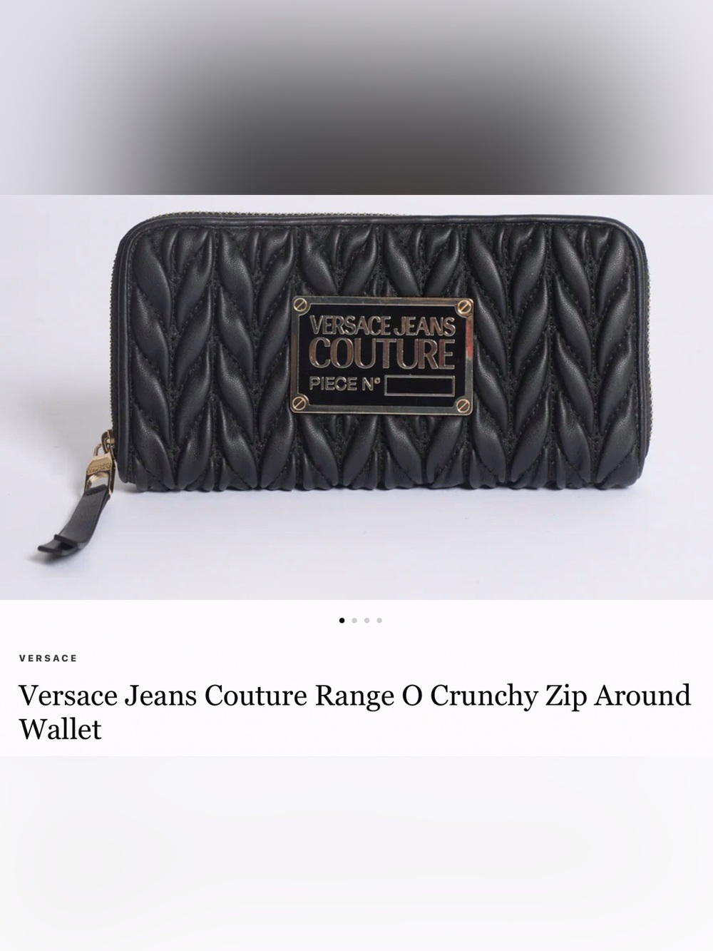 Versace Jeans Couture Range O Crunchy Wallet